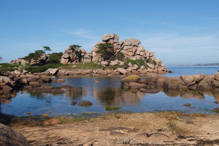 la Bretagne en camping car : les cotes d'Armor et la côte de granit rose