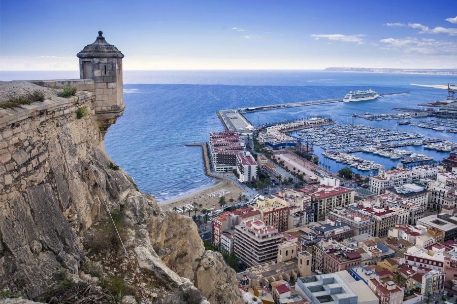 Château de Santa Barbara à Alicante